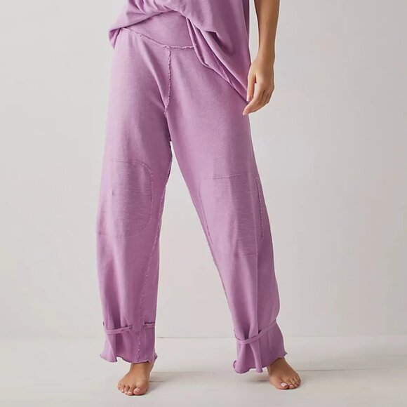Free People Intimately Organic Cotton Lounge Trousers - Picture 1 of 7
